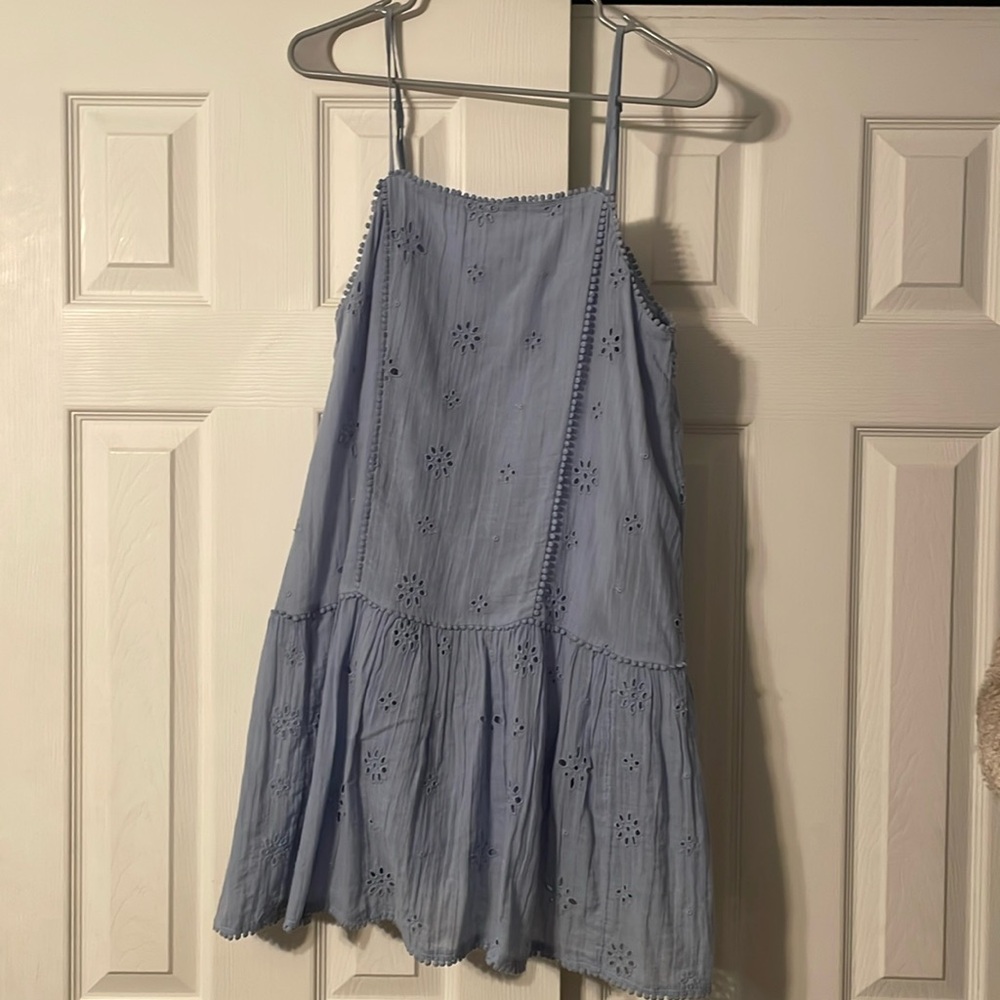 Aerie Flowy Periwinkle Dress
